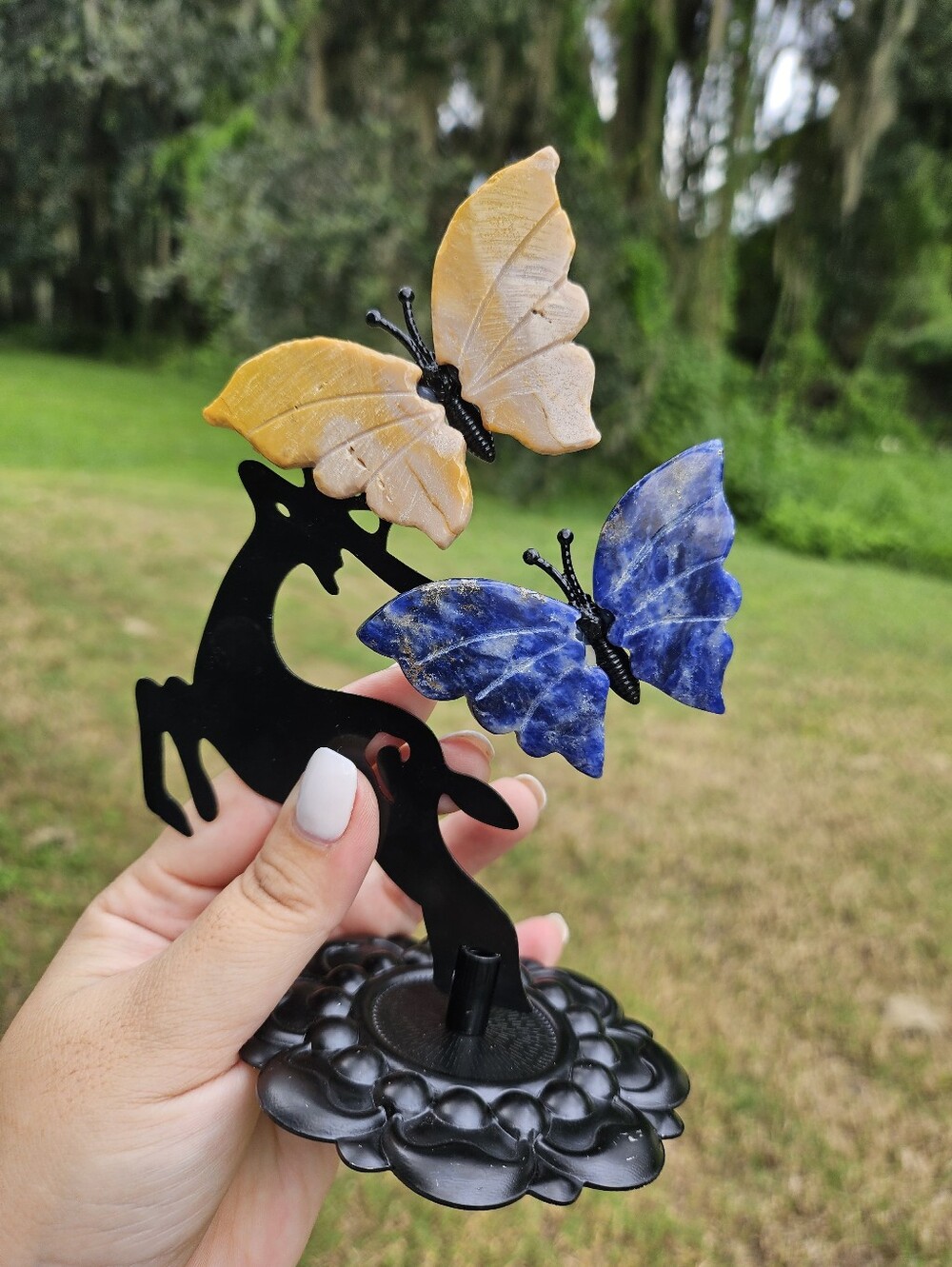 Double Butterfly With Deer Stand